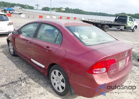 2008 Honda Civic Lx from USA, damaged, VIN 1HGFA16528L001260